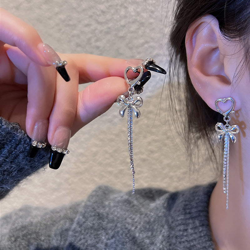 チェーンピアス K18 ピアス   ロングアメリカンピアス アクセサリー665